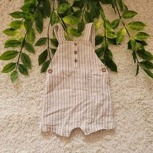 Carter's Striped Boho Overalls (9-12 Months)